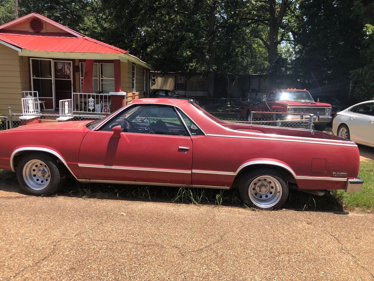 1980 chevrolet el camino pickup white rwd automatic