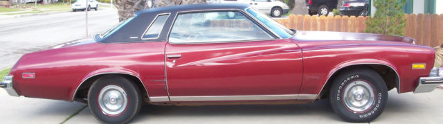 1974 buick century coup maroon with black 88,200 original miles runs great