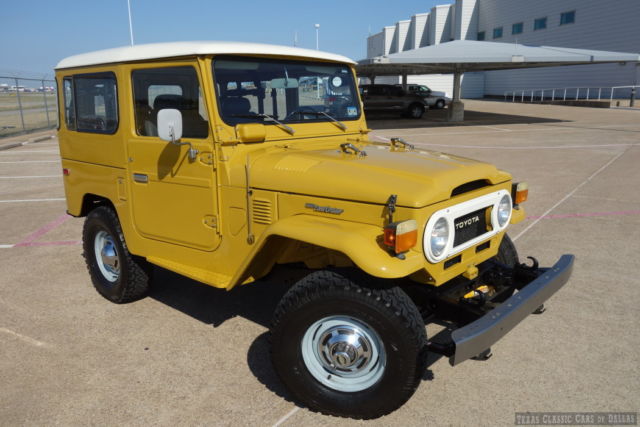 1976 toyota land cruiser fj-40 - fully restored to original - one of the best