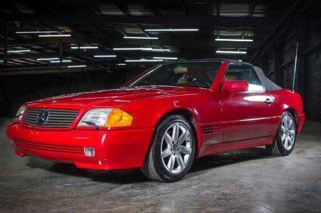 1991 mercedes-benz 500 sl coupe 89581 miles signal red 5.0l v8 dohc 32v automat