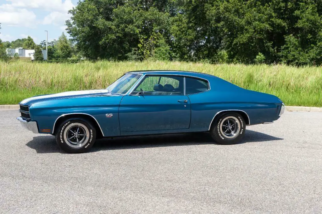 1970 chevrolet chevelle ss super sport fathom blue color code 28