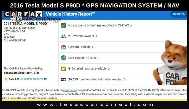 2016 tesla model s p90d