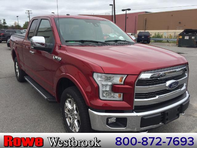 2015 ford f-150 lariat 4x4 lariat 4dr supercab 6.5 ft. sb for sale in westbrook, maine