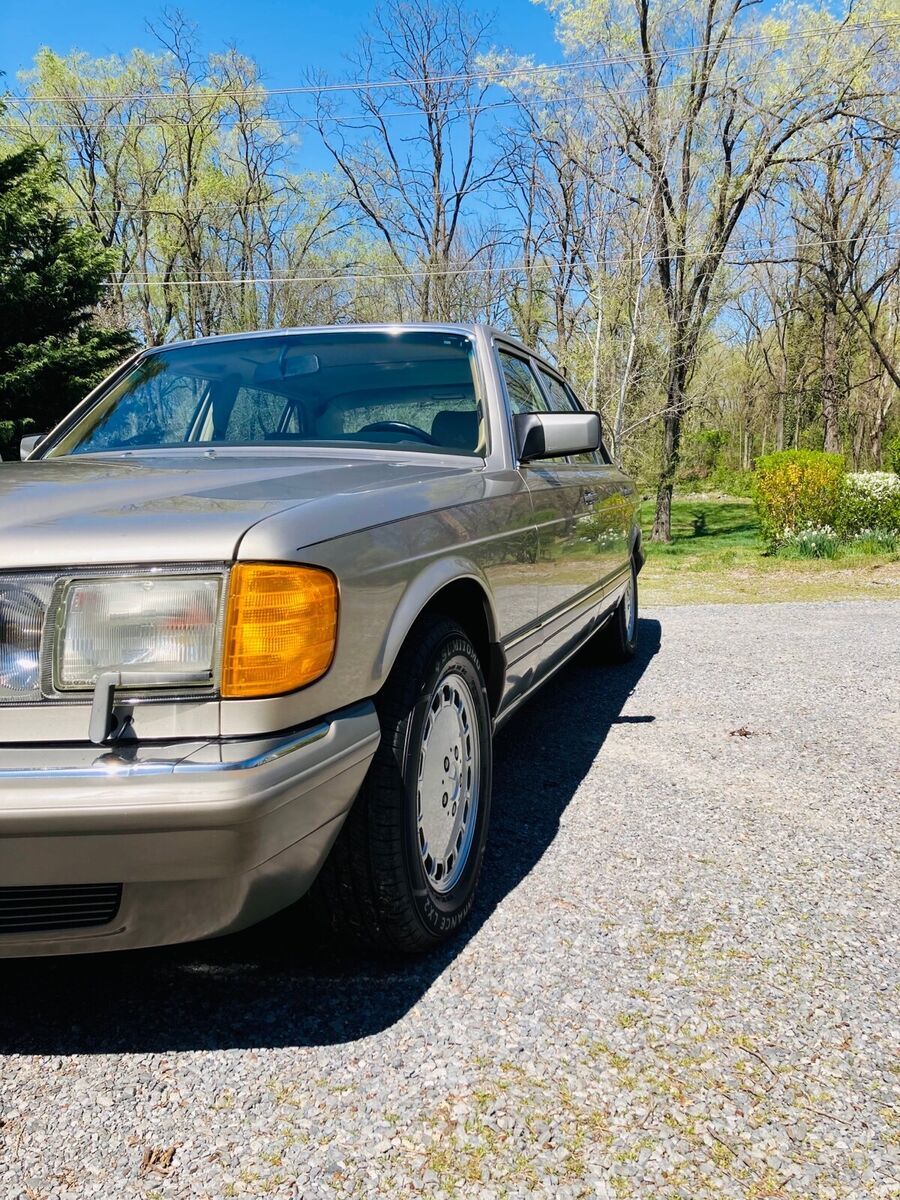 1991 mercedes-benz 420sel sedan brown sel