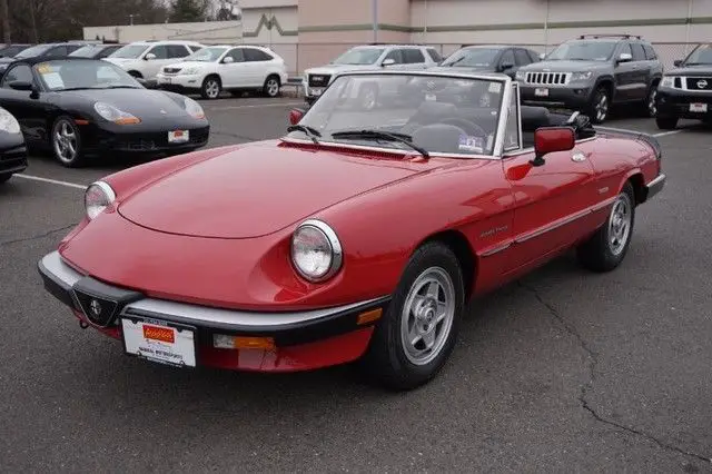 1987 alfa romeo spider veloce roadster fully documented, one owner, low miles