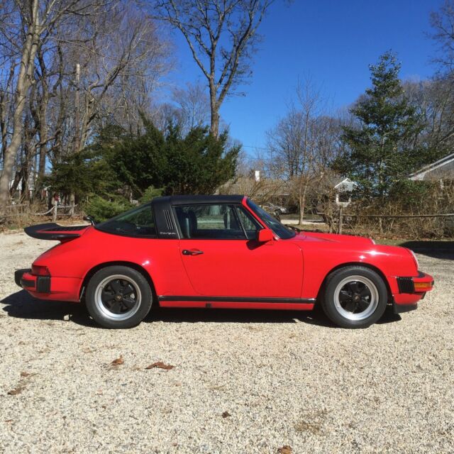 1988 porsche 911 carrera 57,974 miles 2d targa h6 5-speed manual