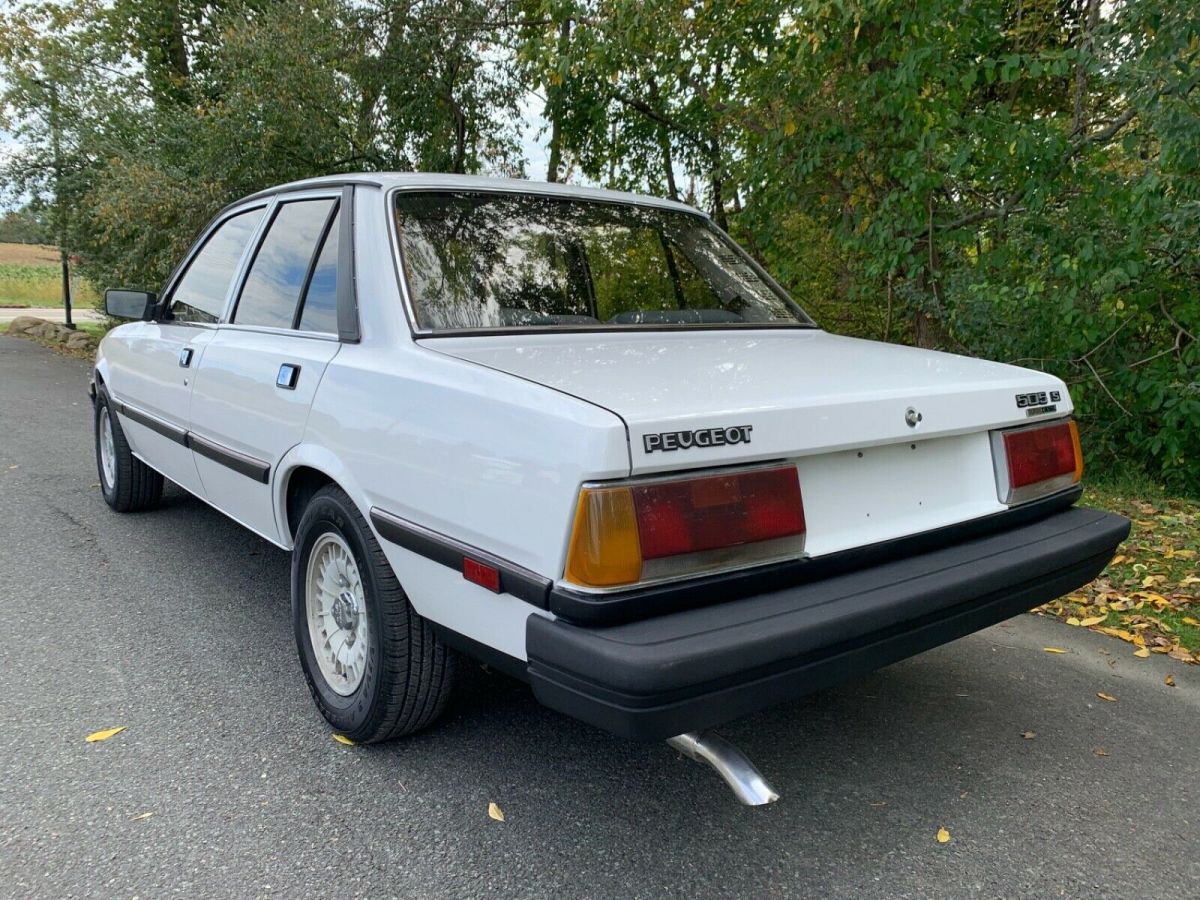 1982 peugeot 505 s turbo 2.3l turbodiesel engine manual 5-speed fresh paint