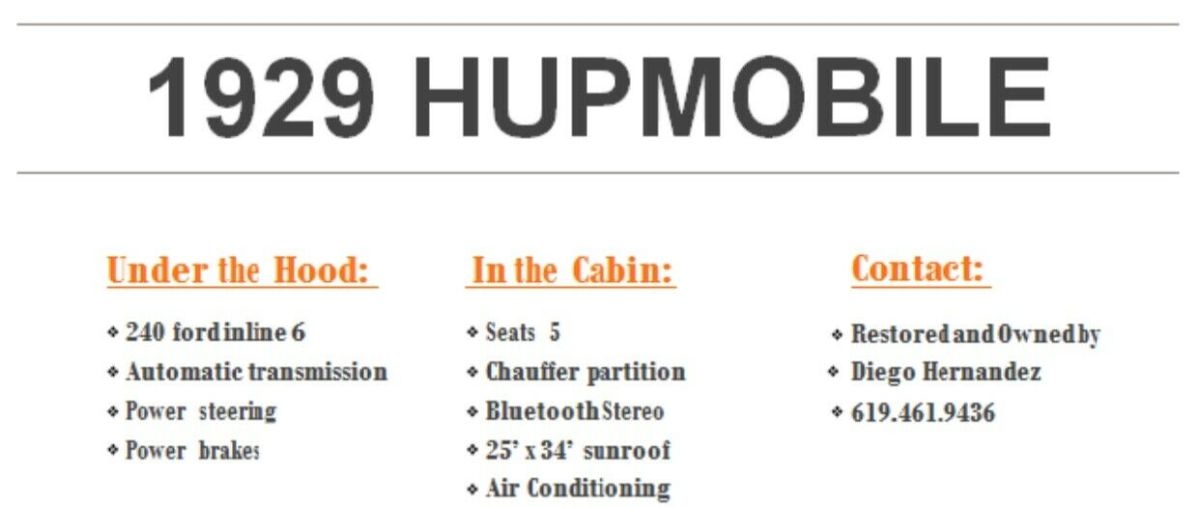 1929 hupmobile limo