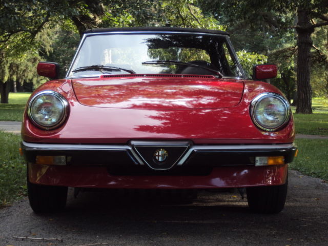 87' alfa spider - survivor car - fully documented - no rust