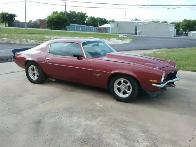 1973 chevrolet camaro 32066 miles maroon coupe 468 big block v8 700r4