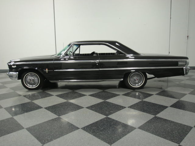 black-on-black monster, 390 v8, 4-speed, dual exhaust, buckets, pwr steering!!