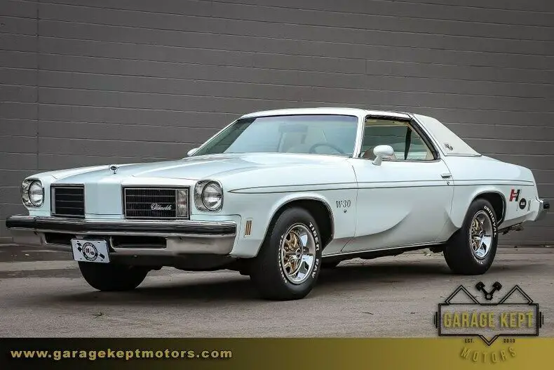 1975 oldsmobile cutlass hurst/olds white coupe 455 v8 22418 miles