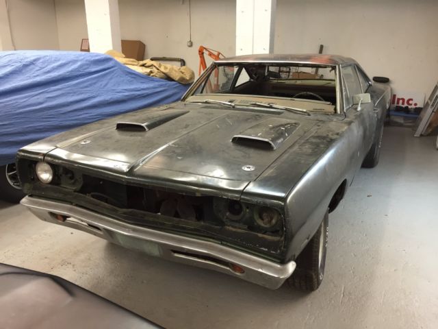 1969 dodge coronet super bee 383 hi po, 4 speed, buckets, console, ramcharger