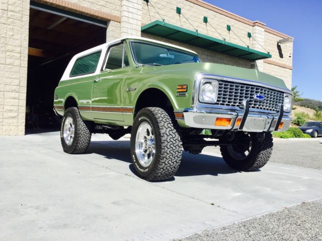 1972 chevy "baja blazer" turnkey show truck k5 4x4 clear title in hand