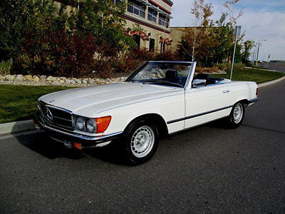 1984 mercedes benz 280 sl 78500 actual miles rare never sold in north america