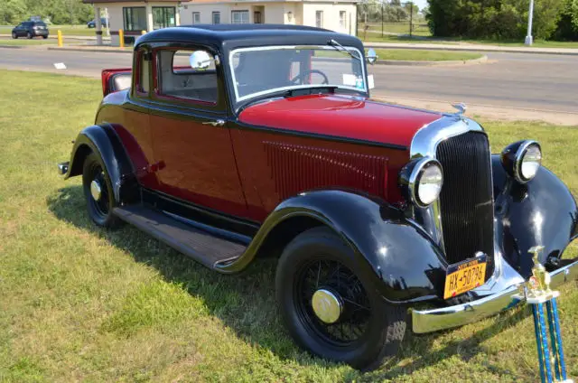1933 plymouth coupe going back into storage