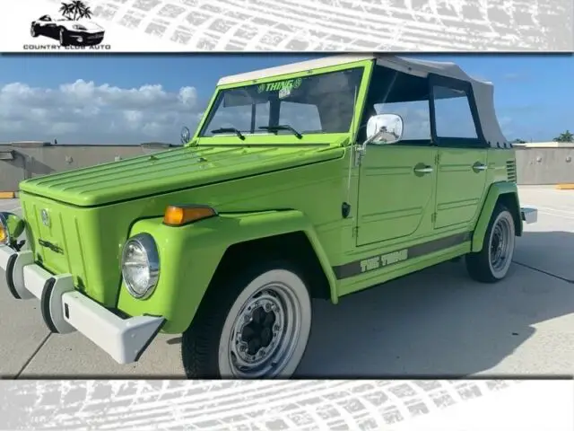 1974 volkswagen thing 55000 miles dark green 200 manual