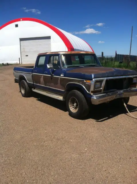 1979 f250 crew cab short box 4x4 partial restoration