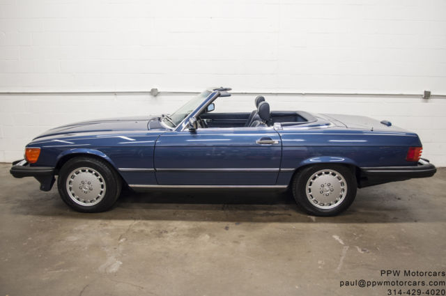 1989 mercedes-benz 560sl only 43,061 miles! original window sticker! last year!