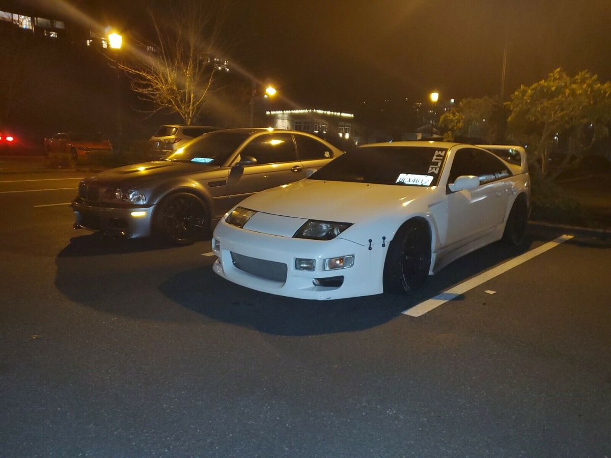 1990 nissan 300zx coupe white 2+0 turbo