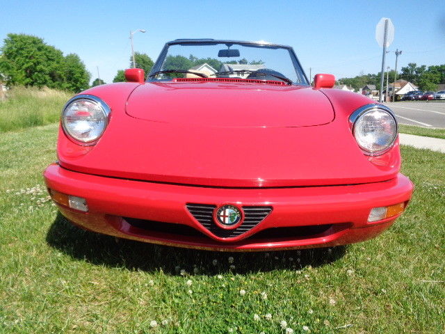 1991 alfa romeo spider convertible 2.0l 5-speed only 41,150 miles clean carfax