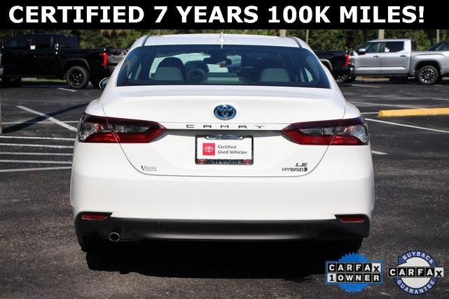 2021 toyota camry hybrid le