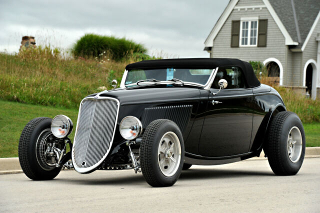 1933 ford cabriolet street rod - speed33 all-steel body