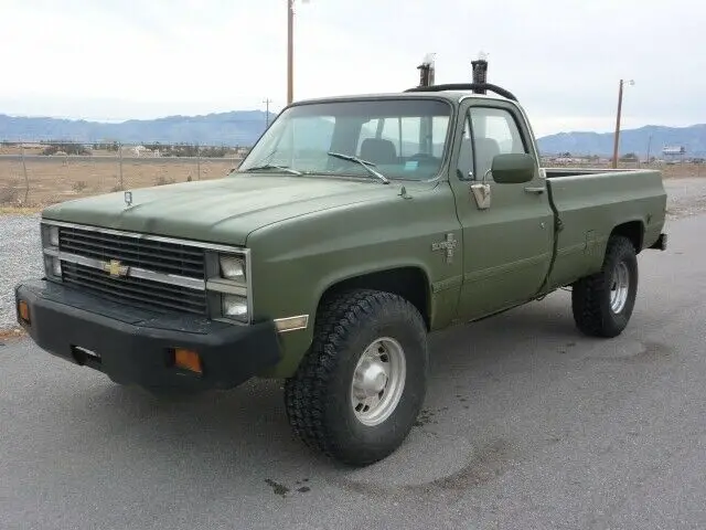 1983 chevrolet k20 4x4 6.2 diesel rust free factory air conditioning cool truck