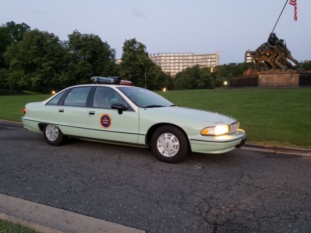 1991 chevrolet caprice 9c1 - authentic u.s. border patrol vehicle