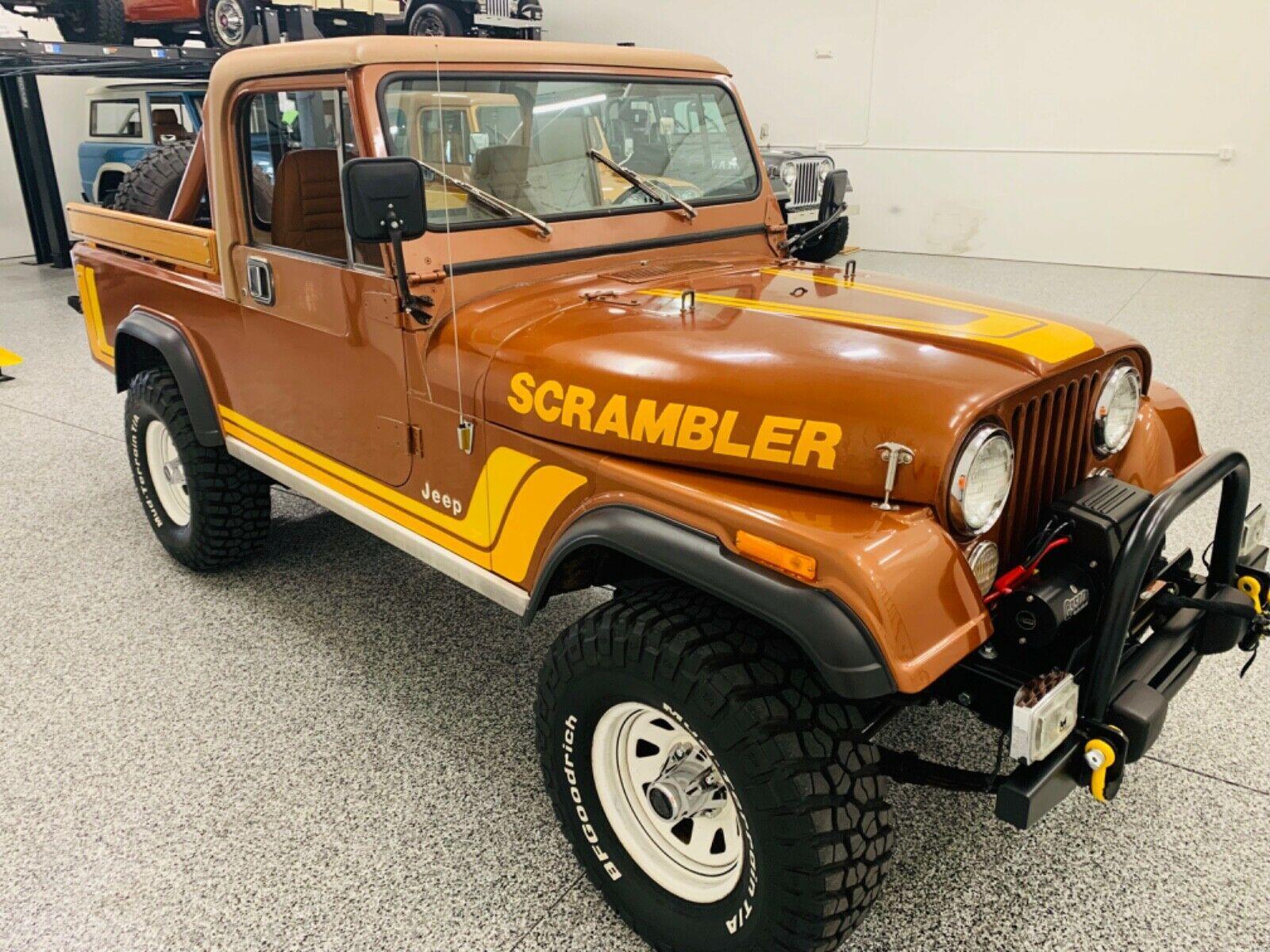 1982 jeep scrambler sr copper brown metallic paint
