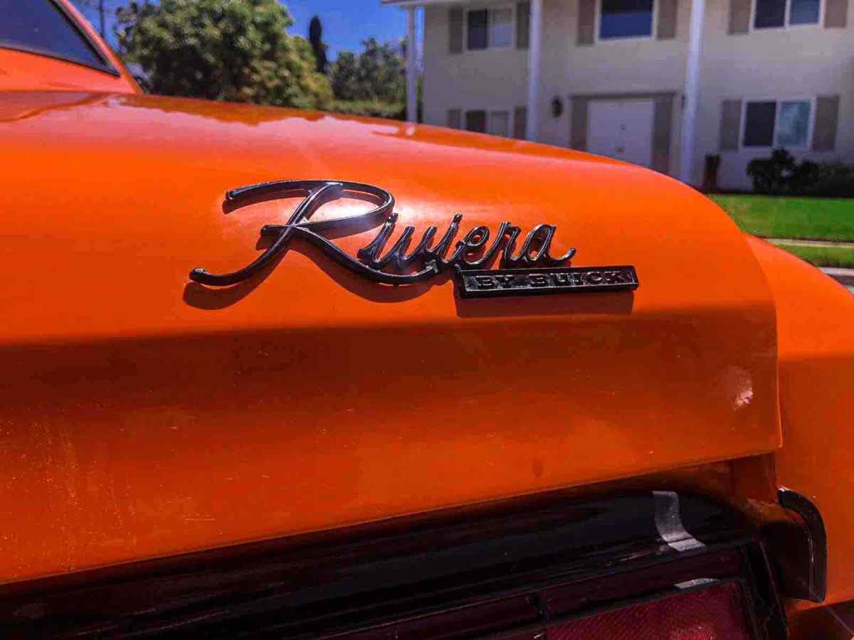 1972 buick riviera orange rwd automatic 2 door