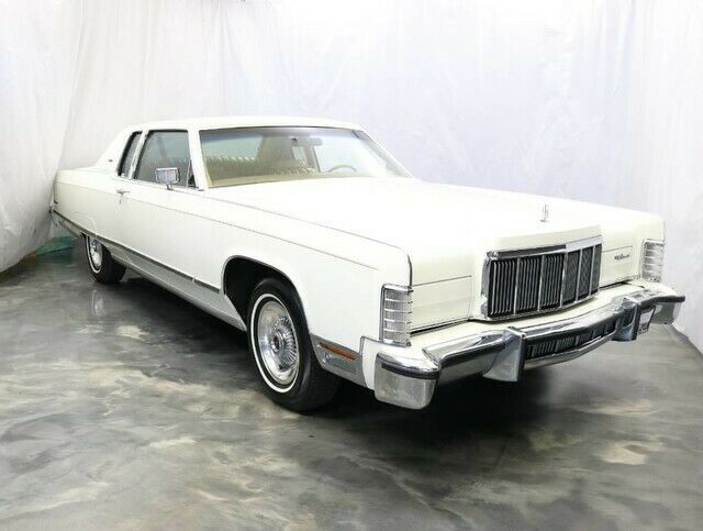 1977 lincoln continental 76610 miles white coupe automatic