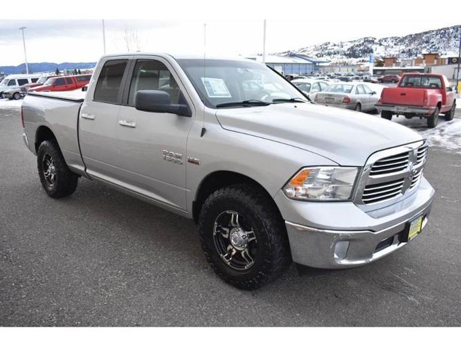 2014 ram ram pickup 1500 slt 4x4 slt 4dr quad cab 6.3 ft. sb pickup for sale in butte, montana