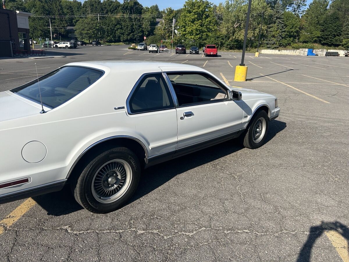 1988 lincoln mark vii coupe white lsc