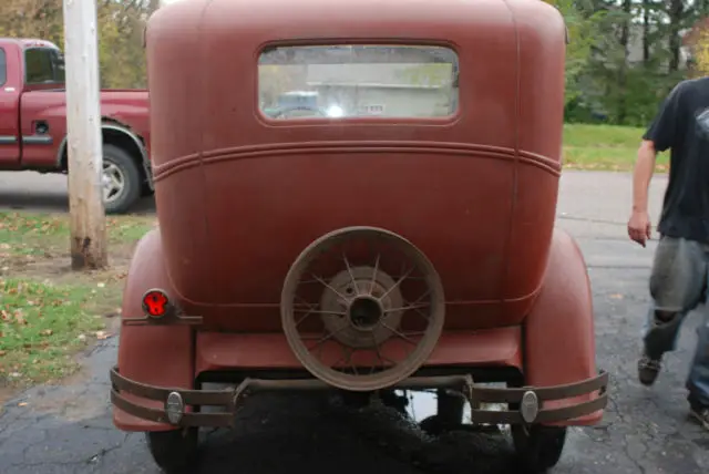 1931 ford model a 4 door sedan slant window rust free hot rod banger