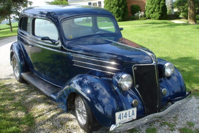 1936 ford street rod 2 door humpback sedan chev power all steel trophy winner