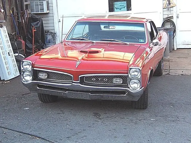 1967 pontiac gto 4 speed 400 4 bbl 242 car hardtop coupe no reserve 76 k miles