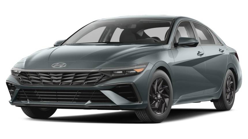 2024 hyundai elantra hybrid blue