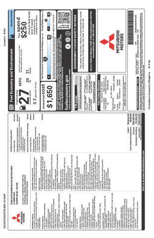 2023 mitsubishi outlander se black edition 2wd