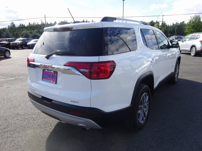 used 2018 gmc acadia awd sle w/ sle-2 whitefish, mt 59937 for sale in whitefish, montana