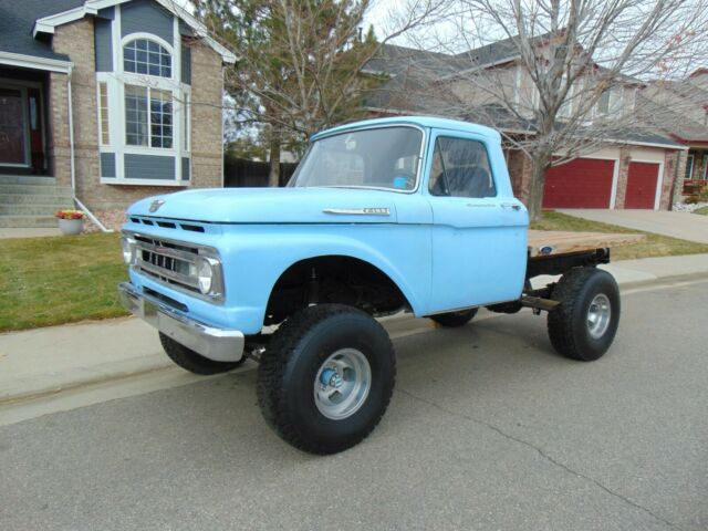 1961 ford f-100 4x4 351 cleveland 4 speed