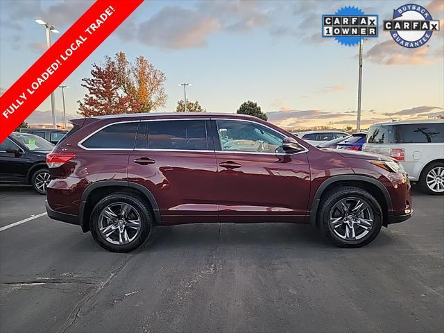 2019 toyota highlander limited platinum