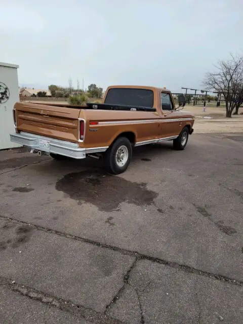 1973 ford f250 pickup brown rwd automatic camper special