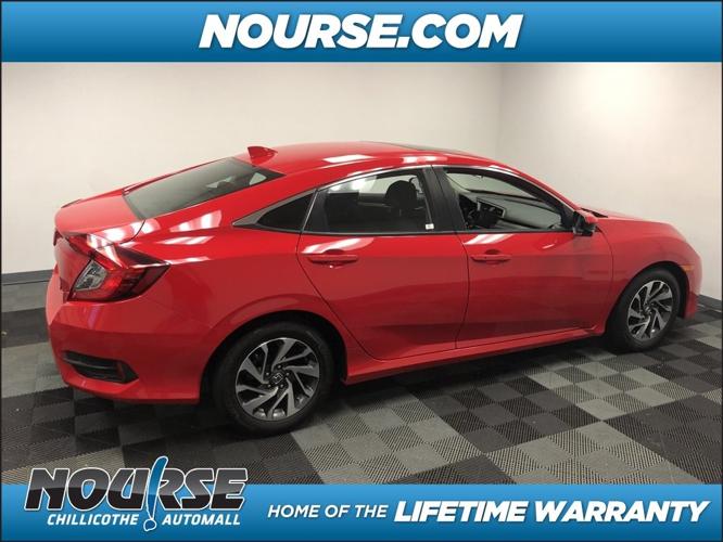 used 2017 honda civic ex sedan chillicothe, oh 45601 for sale in chillicothe, ohio