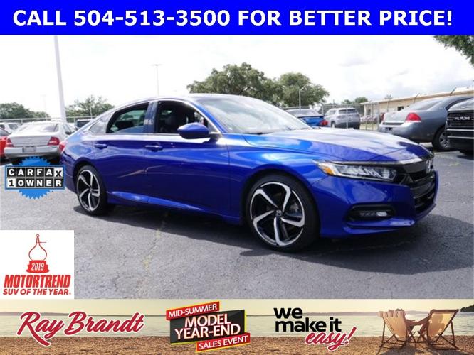 used 2018 honda accord sport harvey, la 70058 for sale in harvey, louisiana