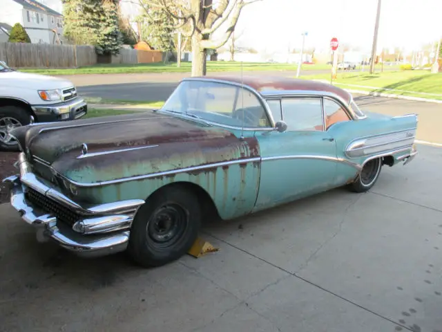 1958 buick century 2 door hardtop coupe 49k original miles , original title