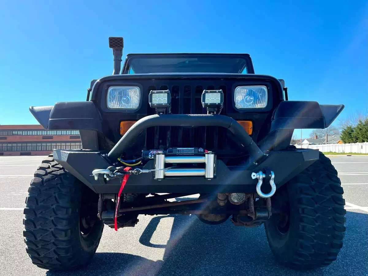 1991 jeep wrangler / yj suv black