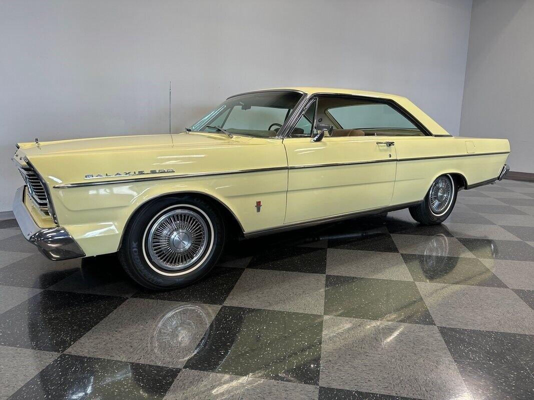 1965 ford galaxie 500 springtime yellow 19641 miles