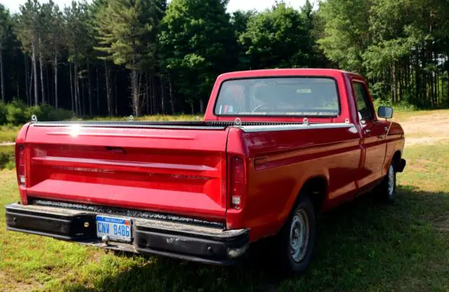 vintage 1978 ford f100 with the long bed!