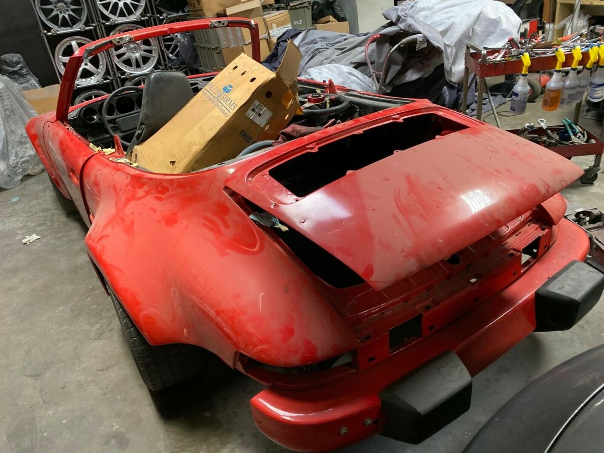 1984 porsche 911 carrera cabriolet slant nose rolling sale